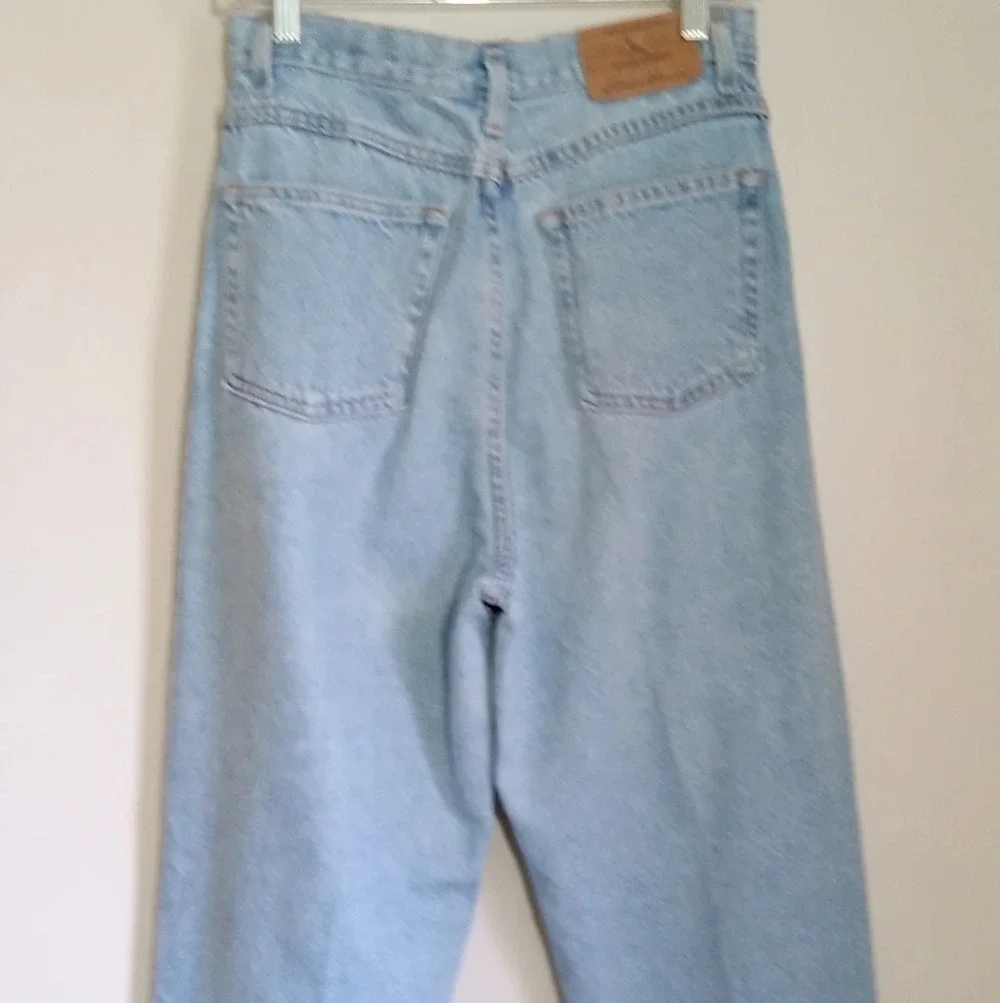 Eddie Bauer Vintage pleated high rise tapered jeans women size 10 - Picture 4 of 5
